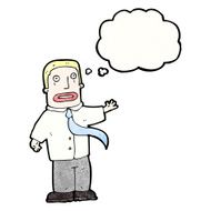 cartoon blond office guy N2