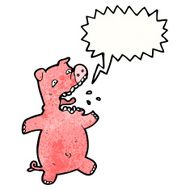 cartoon squealing pig N3