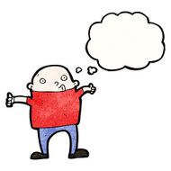 cartoon man with idea N187