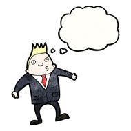 cartoon businessman with idea N7