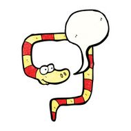 cartoon friendly snake N4