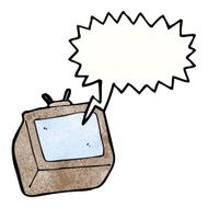 cartoon television set N5