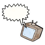 cartoon television set N6