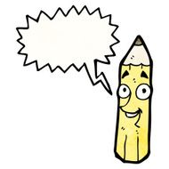 Pencil Cartoon Character N18