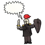 cartoon black knight N4