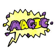 magic cartoon comic book shout N2
