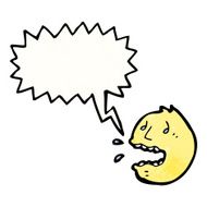 cartoon stressed face symbol N2