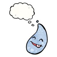 cartoon happy raindrop N2