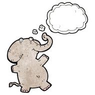 cartoon happy elephant N15