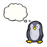 Cartoon penguin N87
