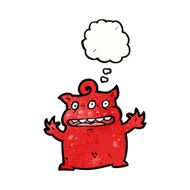 cartoon little alien N44