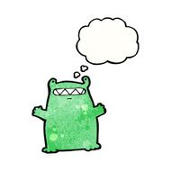 cartoon little monster N73