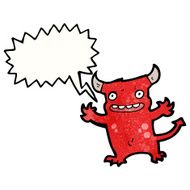 cartoon little devil N113