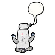 cartoon tank robot N12