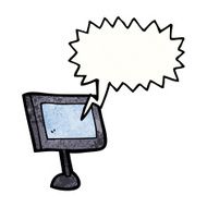 Cartoon Computer Screen N34
