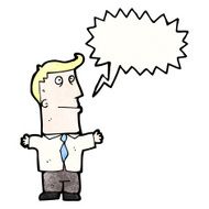 cartoon shouting office man N7