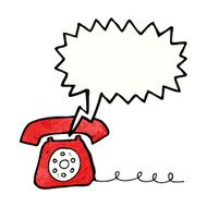 ringing telephone cartoon N4