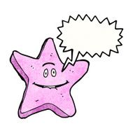 pink star cartoon N2