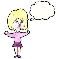 woman with thought bubble N5