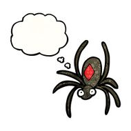 cartoon deadly spider