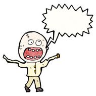 shouting mad man cartoon N2