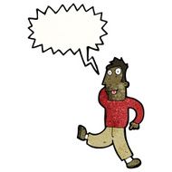 cartoon man dancing crazy N2