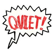 shout for quiet cartoon N2
