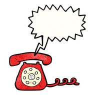 cartoon ringing telephone N31