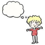 cartoon happy boy N283