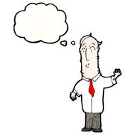 cartoon bald man N32