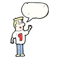 cartoon man in number nine shirt N4