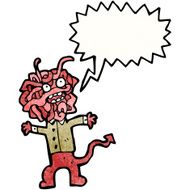 cartoon gross monster N12