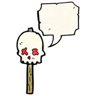 cartoon skull symbol N47