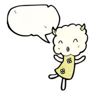 cute little cloud head monster N4