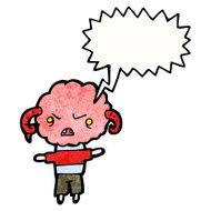 angry cloud head cartoon character N2