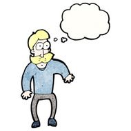 cartoon mustache man N34