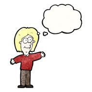 cartoon person with thought bubble N2