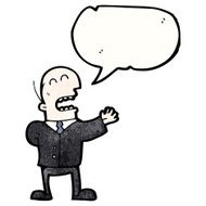 cartoon talking businessman N2