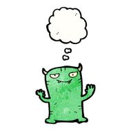 cartoon little monster N76
