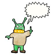 cartoon alien spaceman N30