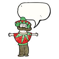 cartoon mexican costume man N2