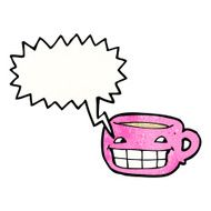 grinning coffee mug cartoon N2