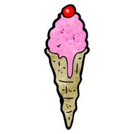 Cartoon Ice Cream Cone N66