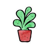 Cartoon Pot Plant N2