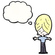 cartoon blond boy N15