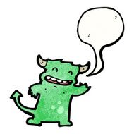 cartoon little devil N114