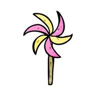 cartoon toy windmill N4
