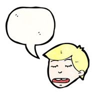 cartoon talking man N43