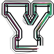 font Illustration Letter Y N6