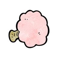 cartoon powder puff N2